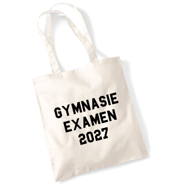 Jutebeutel Gymnasieexamen 2027 Abschluss Schweden 10 Liter