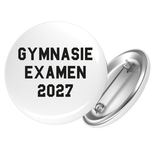 Button Gymnasieexamen 2027 Abschluss Schweden Anstecker