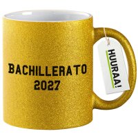 Glitzertasse Bachillerato 2027 Abschluss Spanien 330ml