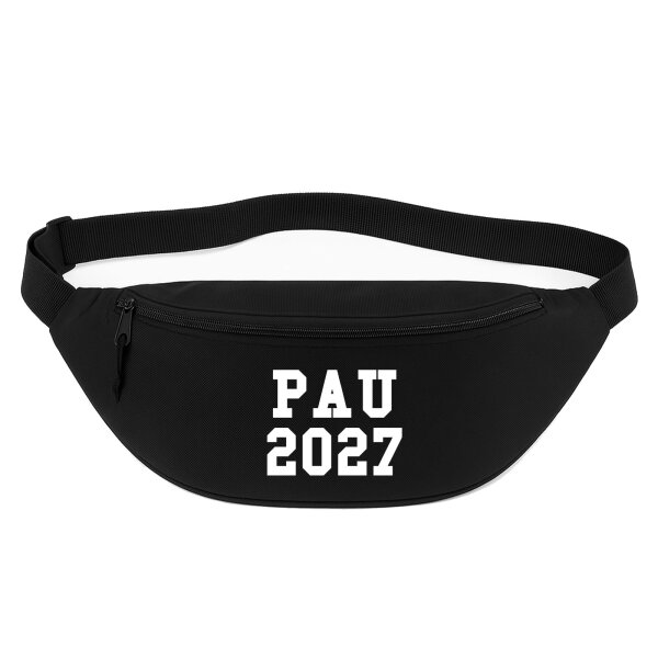 Bauchtasche PAU 2027 Abschluss Spanien 2,5 Liter Black Crossbody Bag