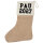 Weihnachtsstrumpf PAU 2027 Abschluss Spanien Beige
