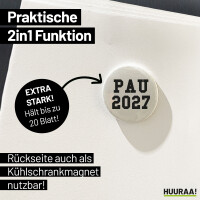 Magnet PAU 2027 Abschluss Spanien 59mm Kühlschrankmagnet Flaschenöffner