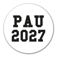 Aufkleber PAU 2027 Abschluss Spanien 10cm Sticker