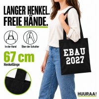 Jutebeutel EBAU 2027 Abschluss Spanien 10 Liter