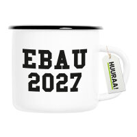 Emaille Tasse EBAU 2027 Abschluss Spanien 300ml Vintage...