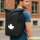 Kurierrucksack Ahornblatt Kanada 30-44 Liter Black Melange