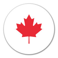 Aufkleber Ahornblatt Kanada 10cm Sticker
