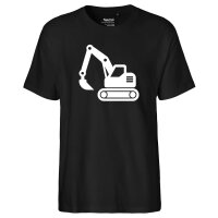 Herren T-Shirt Bagger Baumaschine Größe S-3XL