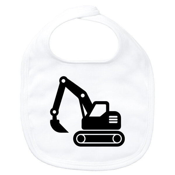 Baby Lätzchen Bagger Baumaschine