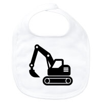 Baby Lätzchen Bagger Baumaschine