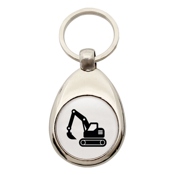 Schlüsselanhänger Bagger Baumaschine
