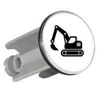 Waschbeckenstöpsel Bagger Baumaschine 4cm...