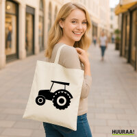 Jutebeutel Trecker Traktor 10 Liter