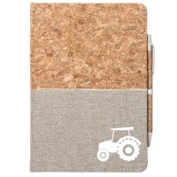 Notizbuch Trecker Traktor 80 Blatt inkl. Kugelschreiber