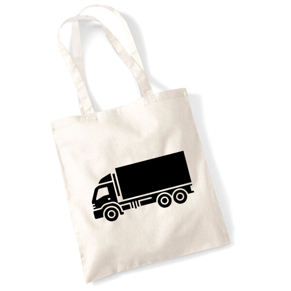 Jutebeutel LKW Lastkraftwagen 10 Liter
