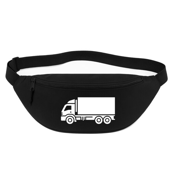 Bauchtasche LKW Lastkraftwagen 2,5 Liter Black Crossbody Bag