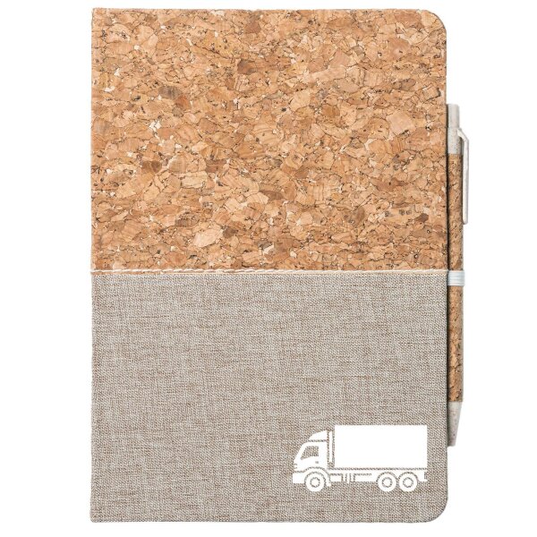 Notizbuch LKW Lastkraftwagen 80 Blatt inkl. Kugelschreiber