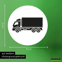 Aufkleber LKW Lastkraftwagen 10cm Sticker