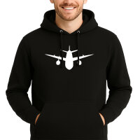 Unisex Hoodie Flugzeug Flieger Größe S-3XL