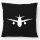 Kissen Flugzeug Flieger 40x40cm
