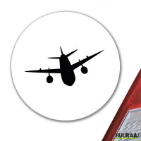 Aufkleber Flugzeug Flieger 10cm Sticker
