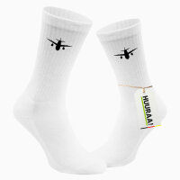 Socken Flugzeug Flieger Größe 37/46 White...