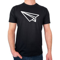 Herren T-Shirt Papierflieger Flieger Größe S-3XL