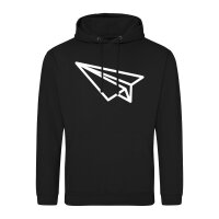 Unisex Hoodie Papierflieger Flieger Größe S-3XL