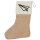 Weihnachtsstrumpf Papierflieger Flieger Beige