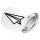 Button Papierflieger Flieger Anstecker