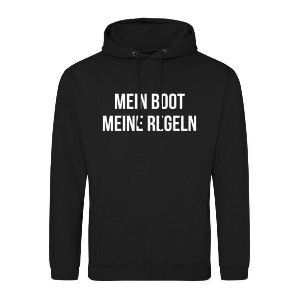 Unisex Hoodie Mein Boot meine Regeln Segeln Größe S-3XL