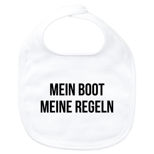 Baby Lätzchen Mein Boot meine Regeln Segeln