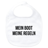 Baby Lätzchen Mein Boot meine Regeln Segeln