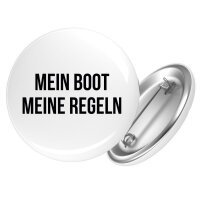 Button Mein Boot meine Regeln Segeln Anstecker