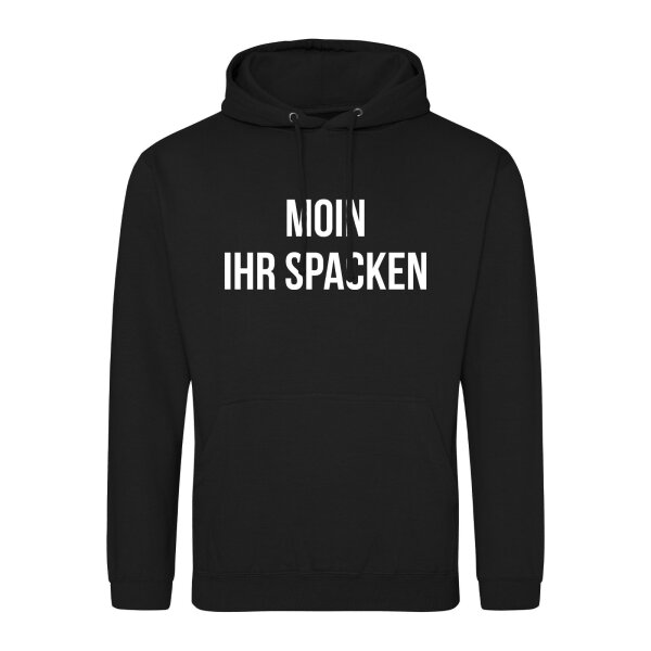 Unisex Hoodie Moin ihr Spacken Spruch Größe S-3XL