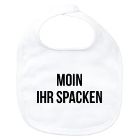 Baby Lätzchen Moin ihr Spacken Spruch