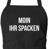 Schürze Moin ihr Spacken Spruch