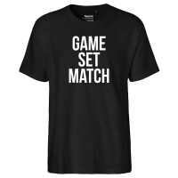 Herren T-Shirt Game set match Tennis Größe S-3XL