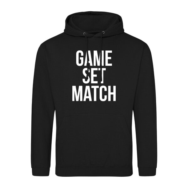 Unisex Hoodie Game set match Tennis Größe S-3XL