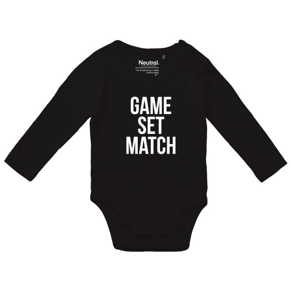 Baby Body Game set match Tennis Größe 62-80