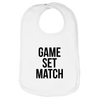 L&auml;tzchen Game set match Tennis, doppellagig