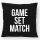 Kissen Game set match Tennis 40x40cm