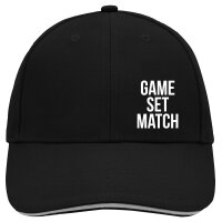 Cappy Mütze Game set match Tennis