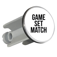 Waschbeckenstöpsel Game set match Tennis 4cm...