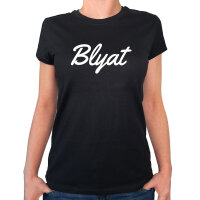 Damen T-Shirt Blyat russisch Schriftzug Größe...