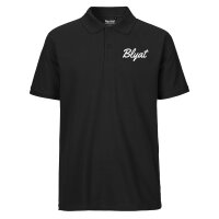 Herren Polo Shirt Blyat russisch Schriftzug