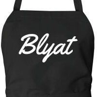 Schürze Blyat russisch Schriftzug