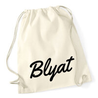 Turnbeutel Blyat russisch Schriftzug 12 Liter