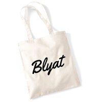 Jutebeutel Blyat russisch Schriftzug 10 Liter