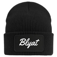 Beanie Blyat russisch Schriftzug Black Mütze